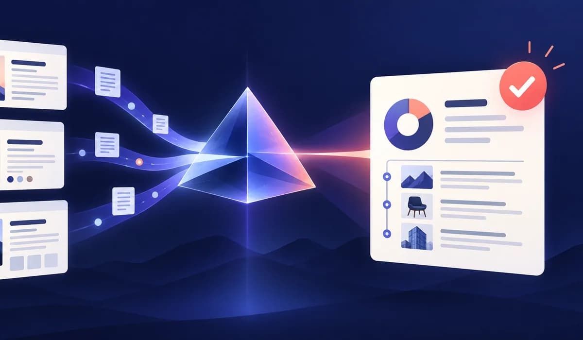 A manual startup idea test moving from real customer input through AI assistance and human review to an accepted outcome and recorded correction